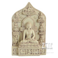Custom stone marble buddha statue relief sculpture for wall decoration